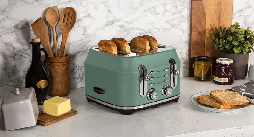 mineral green toaster