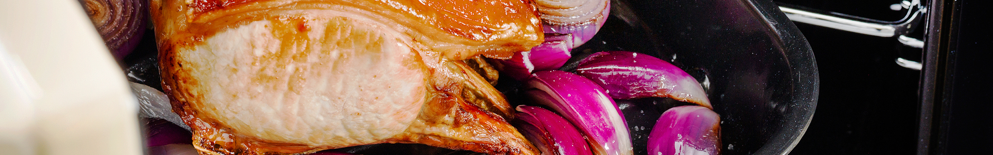 Roast Pork with Red Onions