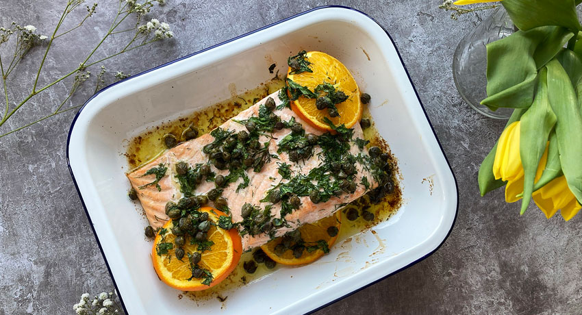 Salmon and capers recipe
