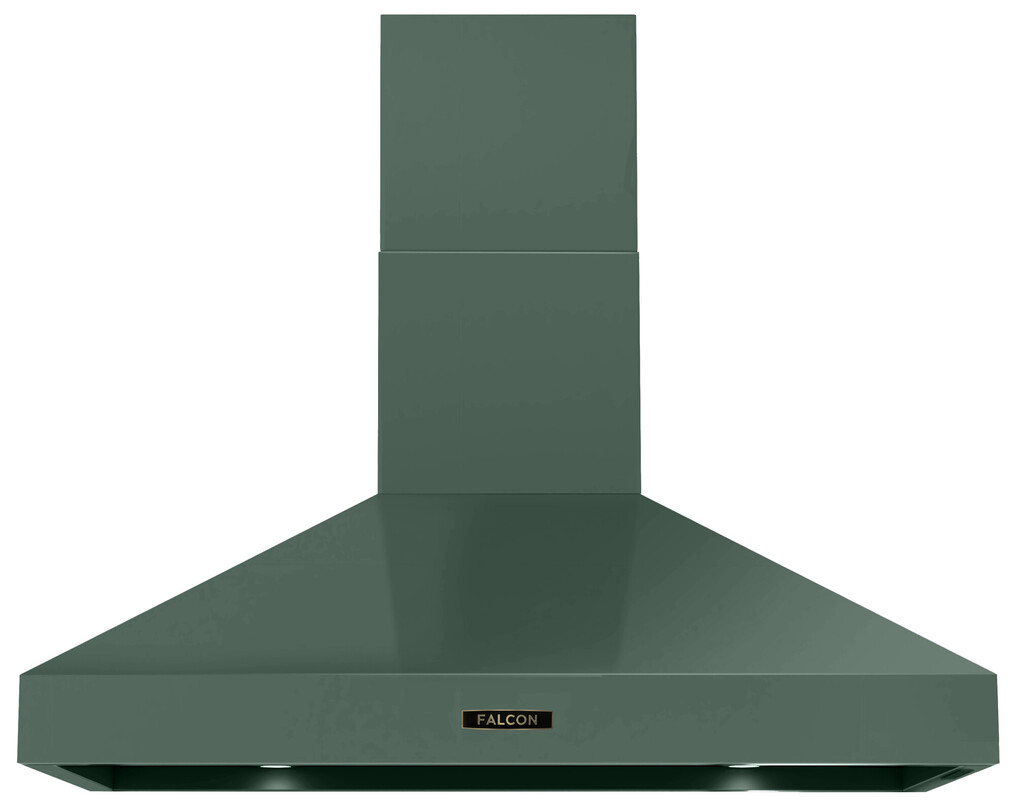 Cook Range Dimensions 110 Deluxe Hood Mineral Green / Antique Brass | RANGEMASTER