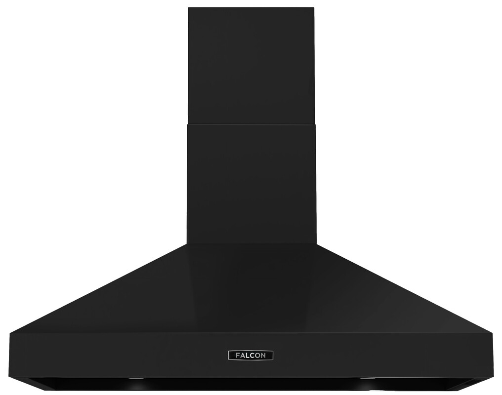 Cook Range Dimensions 110 Deluxe Hood Charcoal Black / Chrome | RANGEMASTER