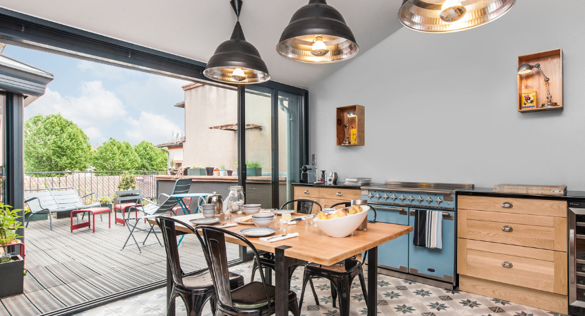 Rangemaster Elise 100 in China Blue