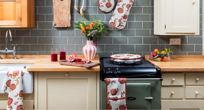 AGA's pomegranate textile collection