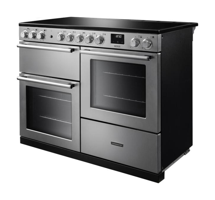 Nexus 110 Induction Charcoal Black with Chrome trim | RANGEMASTER