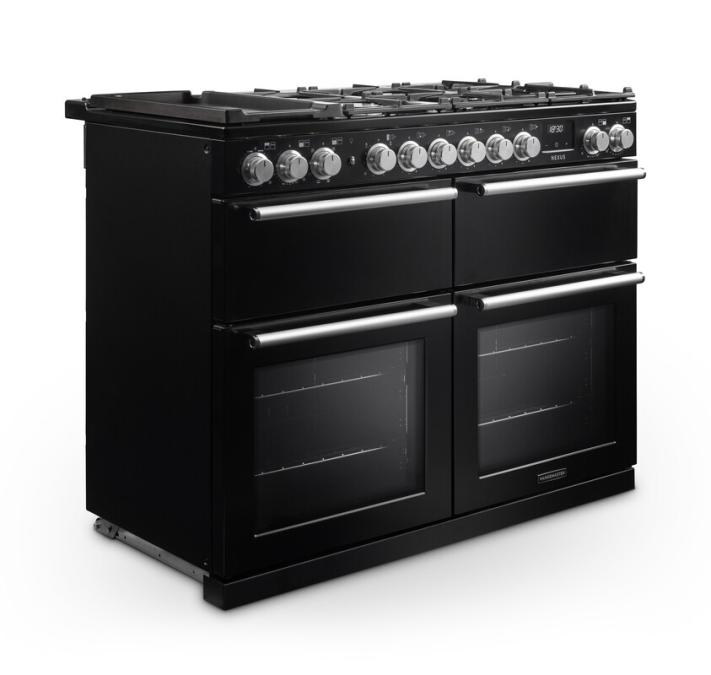 Nexus 110 Induction Charcoal Black with Chrome trim | RANGEMASTER