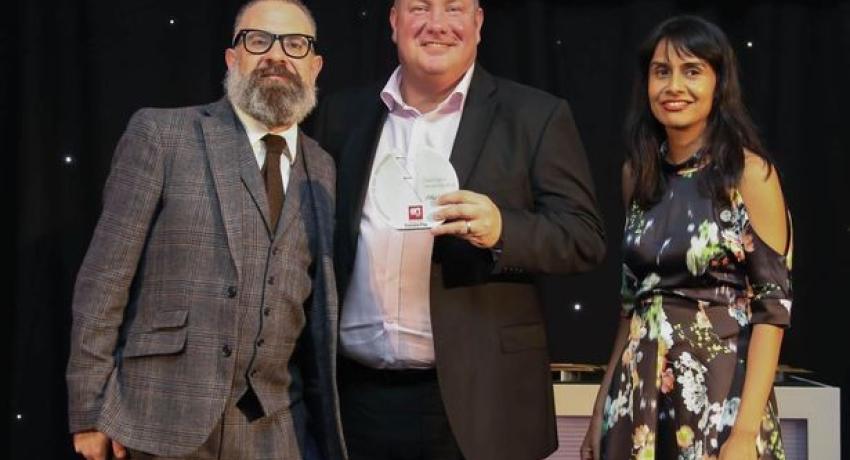 ERT Award winner Dave Baron (sales person of the year)