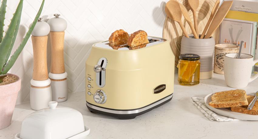 cream 2 slice toaster