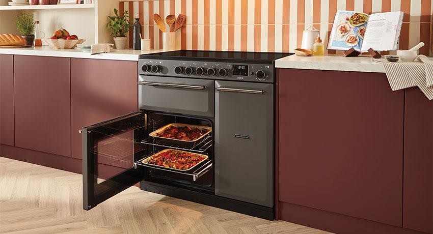 Rangemaster Aura with open doors