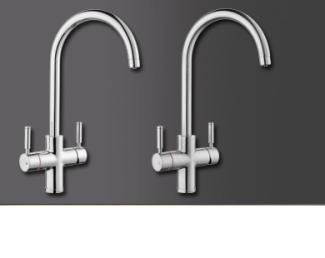 GEO Intense 4-in-1 Kitchen Tap - Chrome & Brushed