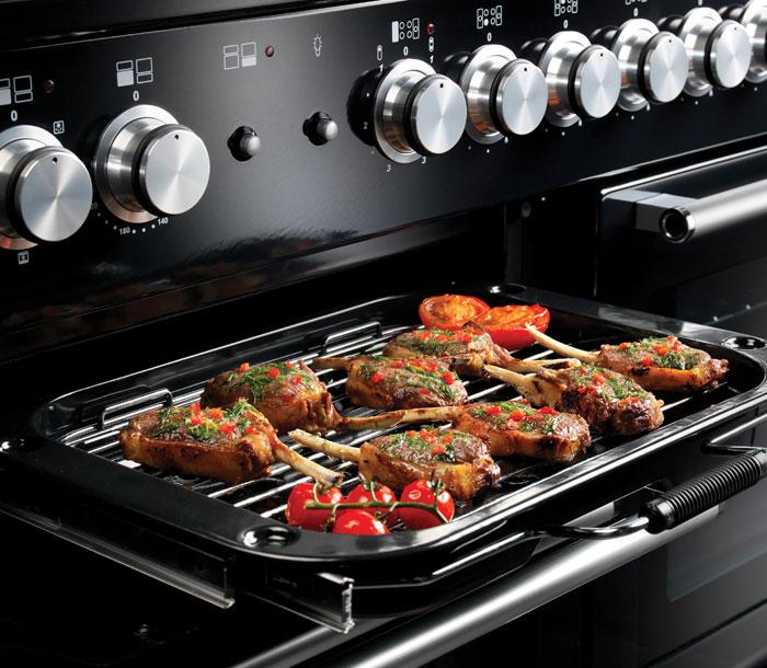 Deluxe glide-out grill